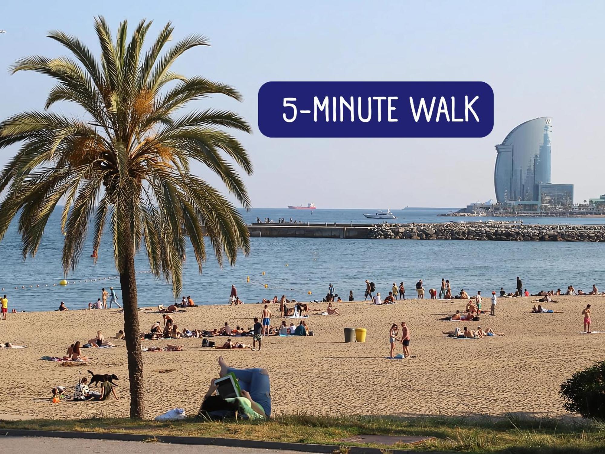 Taulat Loft L Poblenou Beach L Self Check In L Terrace Penthouse Барселона Экстерьер фото